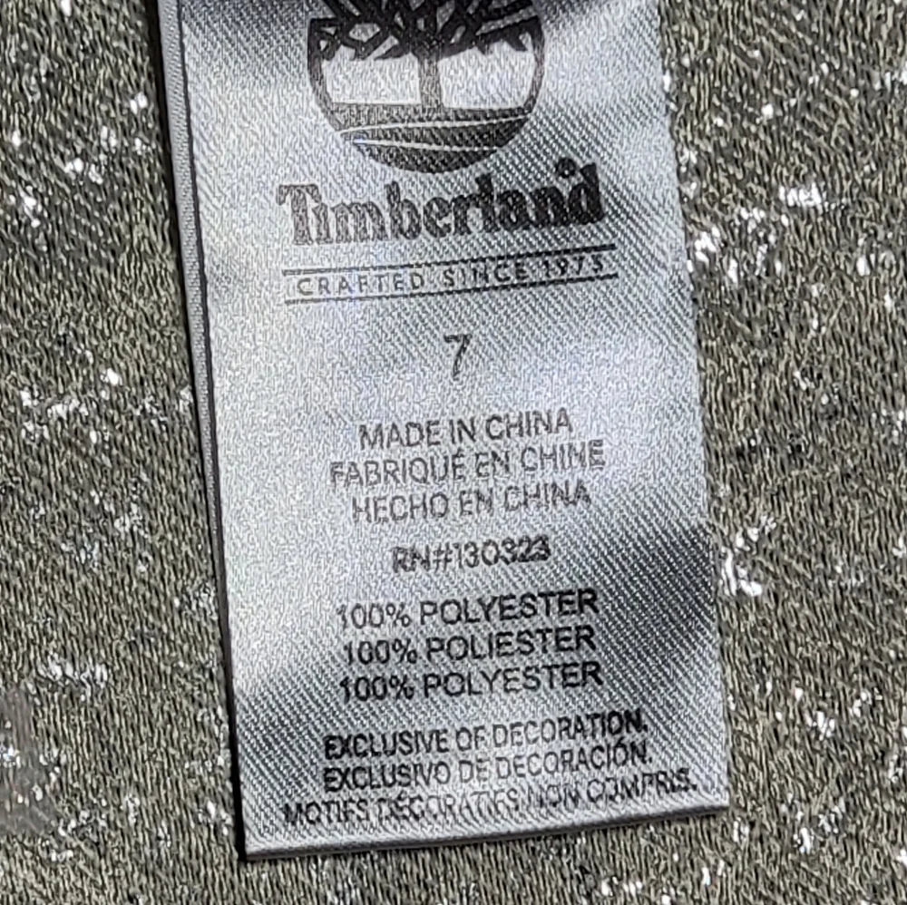 🤍🖤NEW Timberland White Sleeveless Shirt and Swim Shorts Boy's Size 7 - Picture 10 of 11